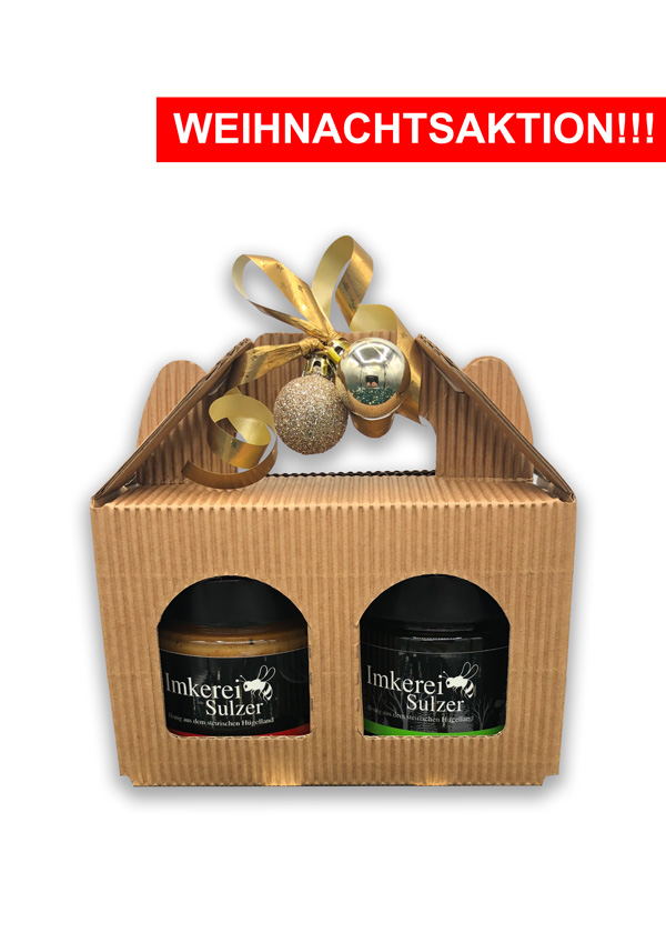 Honig Geschenk-Box 2 Sorten